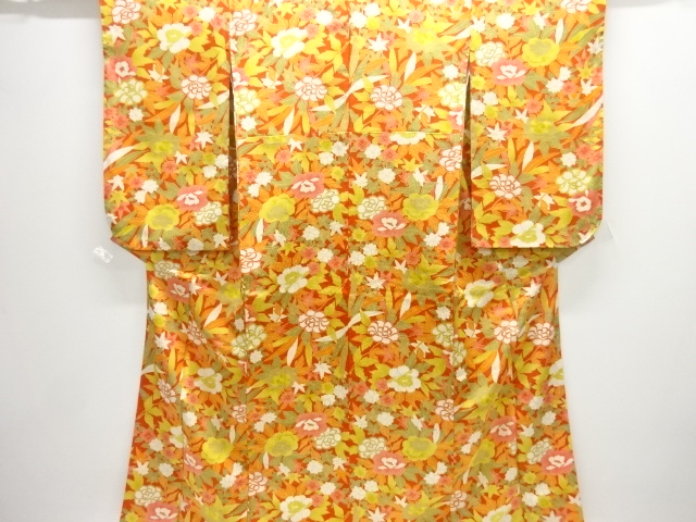 JAPANESE KIMONO / KOMON / FLOWER 